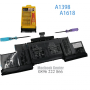 Mã pin A1618, Battery macbook pro 15 inch retina 2015 A1398
