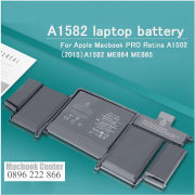 Mã pin A1582, Battery Macbook pro retina 13 inch 2015 A1502