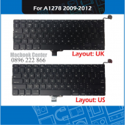 A1278 Keyboard, Bàn phím macbook pro 13 inch 2009 2010 2011 2012 US UK 