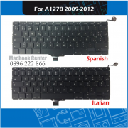 A1278 Keyboard, Bàn phím macbook pro 13 inch 2009 2010 2011 2012 Spanish italian